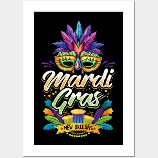 Mardi Gras New Orleans Posters and Art